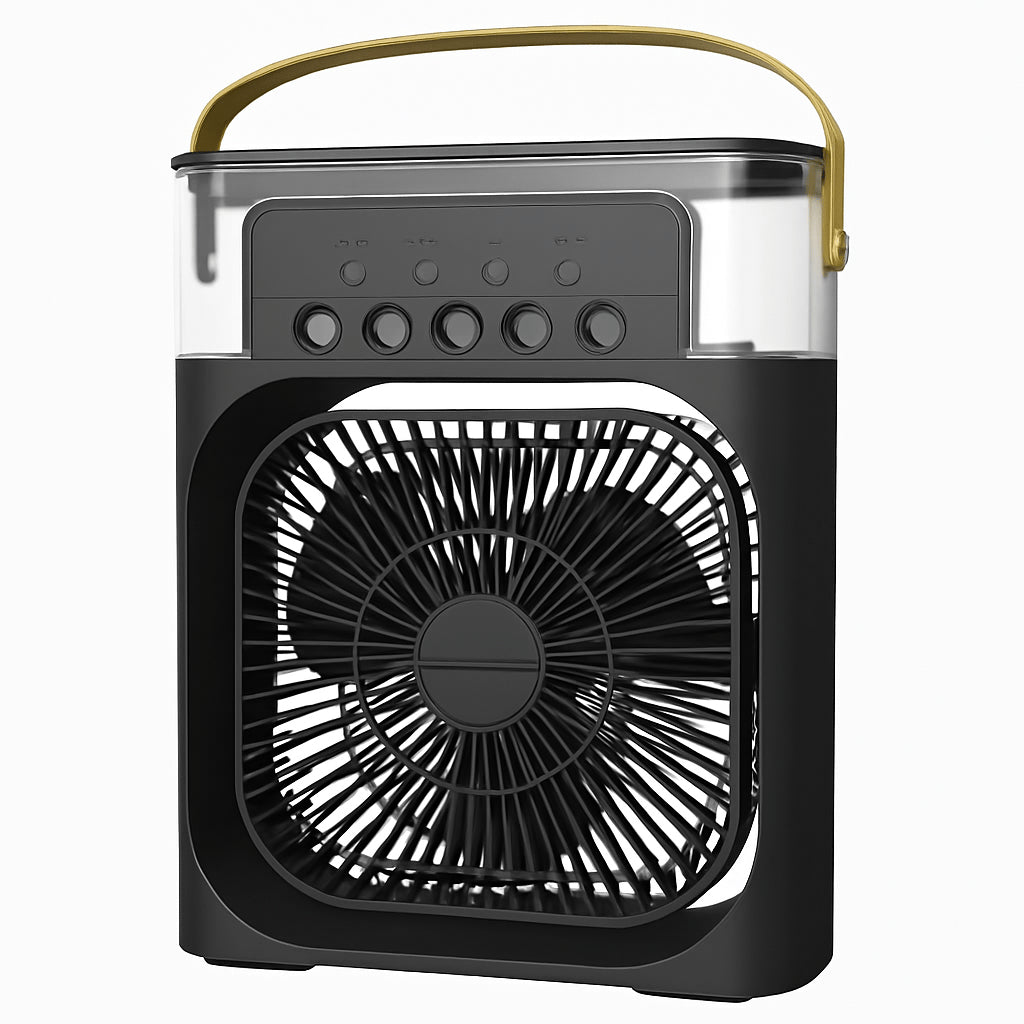 Prenosivi Rashladni Ventilator sa Ovlaživačem i LED Osvetljenjem