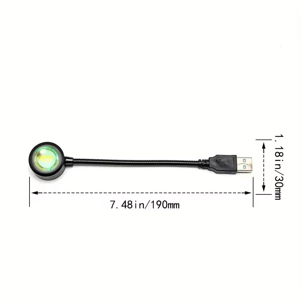 USB Ambijentalna Lampa – Efekat Zalaska Sunca