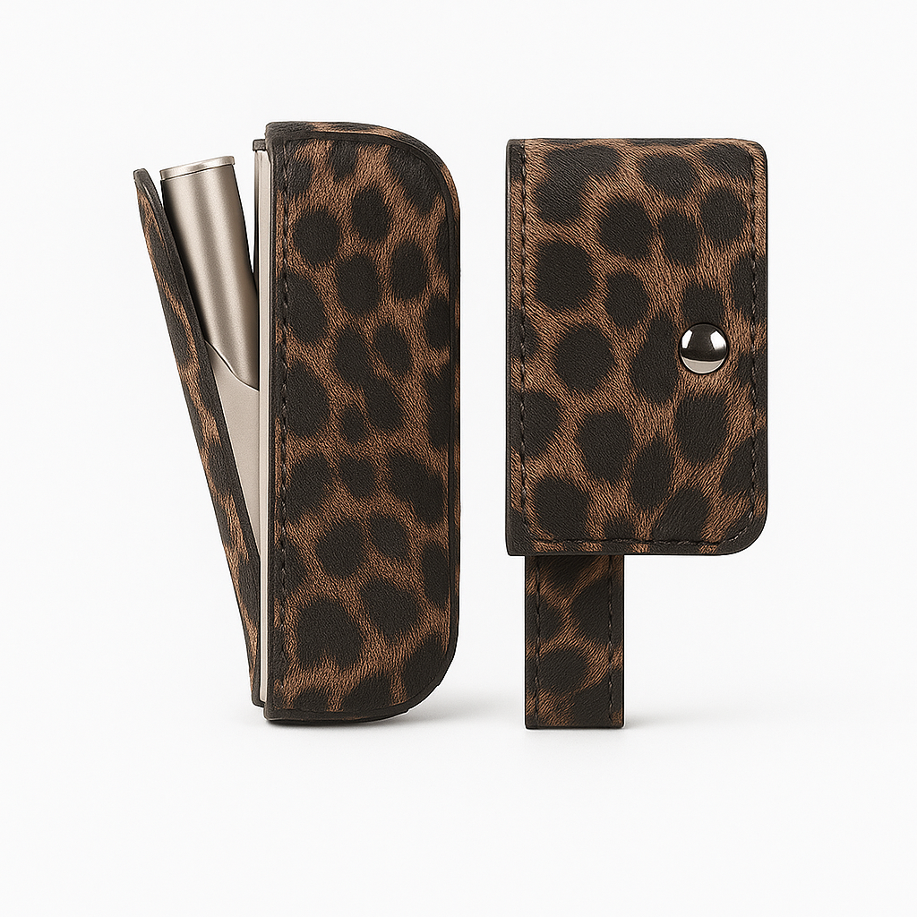 Luksuzna zaštitna futrola sa leopard dezenom za IQOS Iluma One
